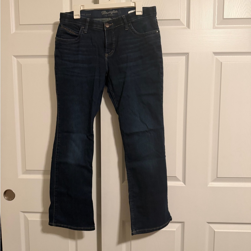 Wrangler Q-Baby Women's Deep Indigo Boot Cut Jeans